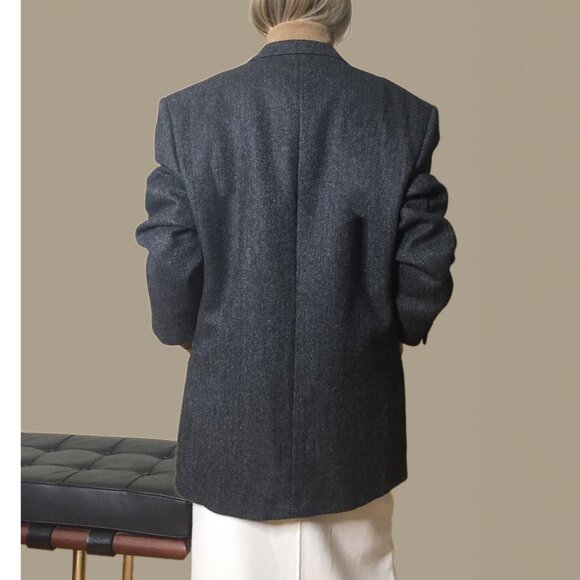 Jones New York Gray Classic Blazer - Picture 3 of 12